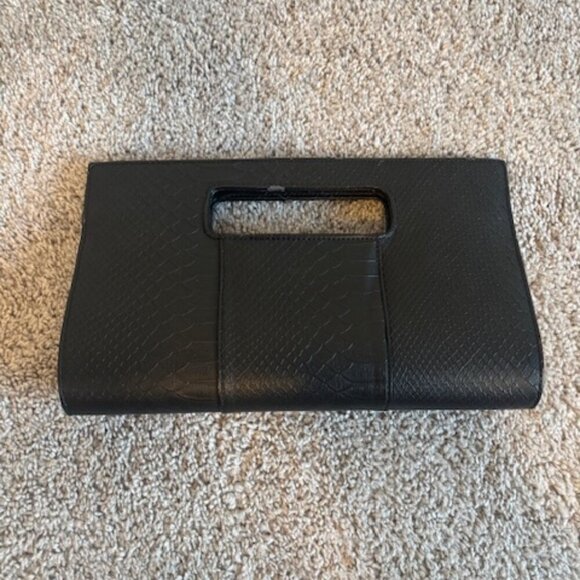 Y2K Charming Charlies snakeskin clutch handbag - Picture 2 of 4